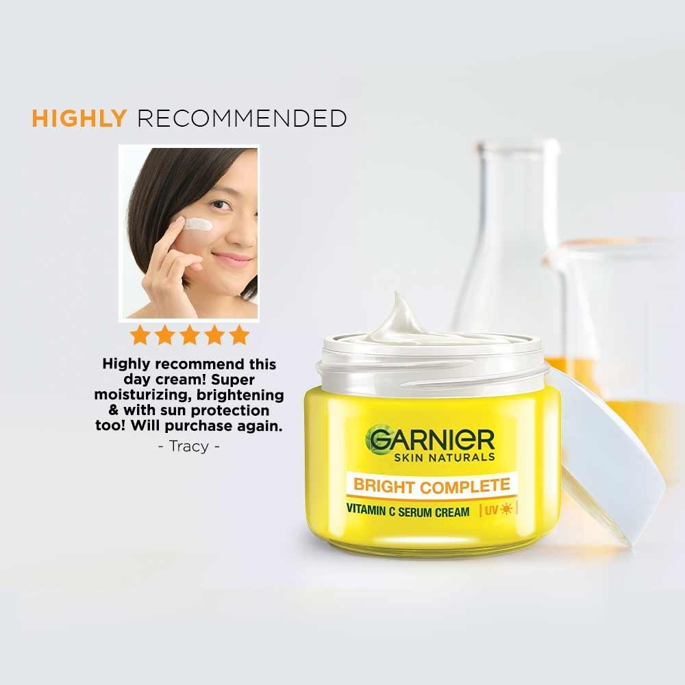 Garnier Bright Complete Vitamin C Serum Cream UV
