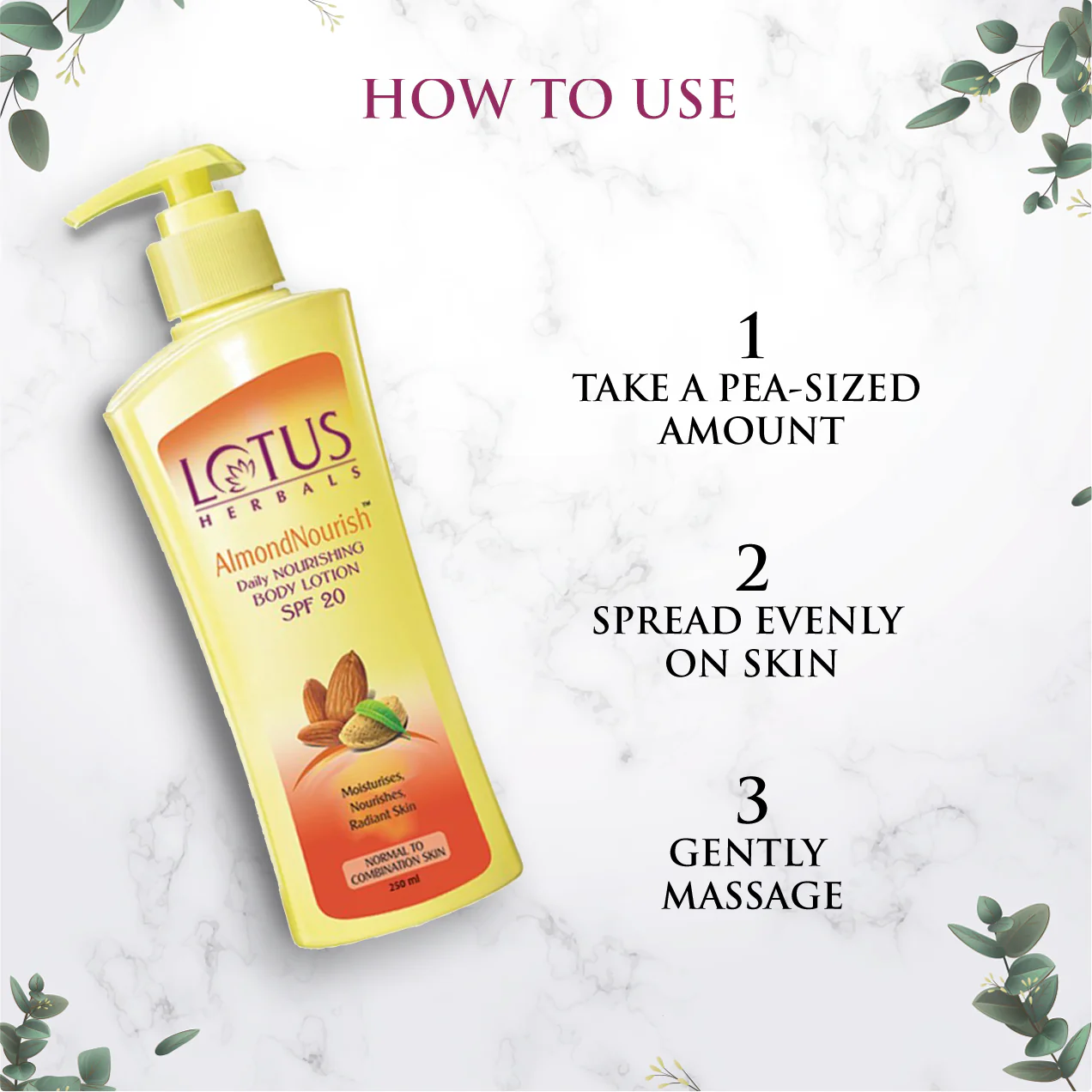 Lotus Herbals AlmondNourish Daily Nourishing Body Lotion SPF 20 250ML