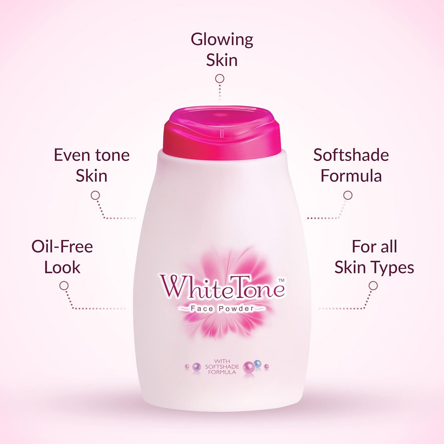 White Tone Face Powder For All Skin Types For, Get Oil-Free, Even-Toned Skin Instantly