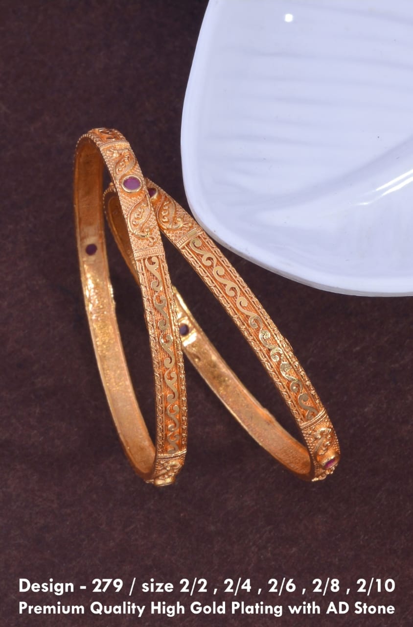 GOLD COVERING BANGLES 279
