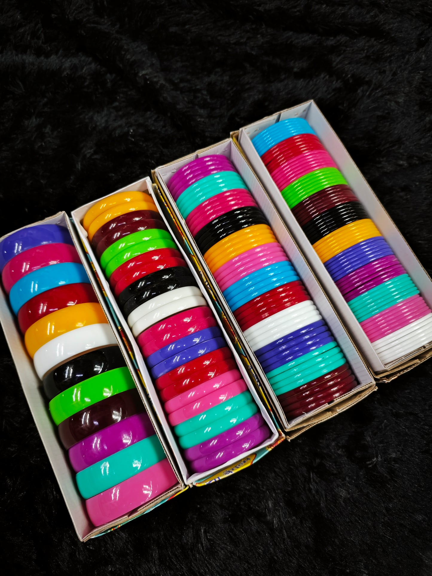 Plain plastic bangles base for silk tread bangles 1cut/2cut/4cut/6cut combo
