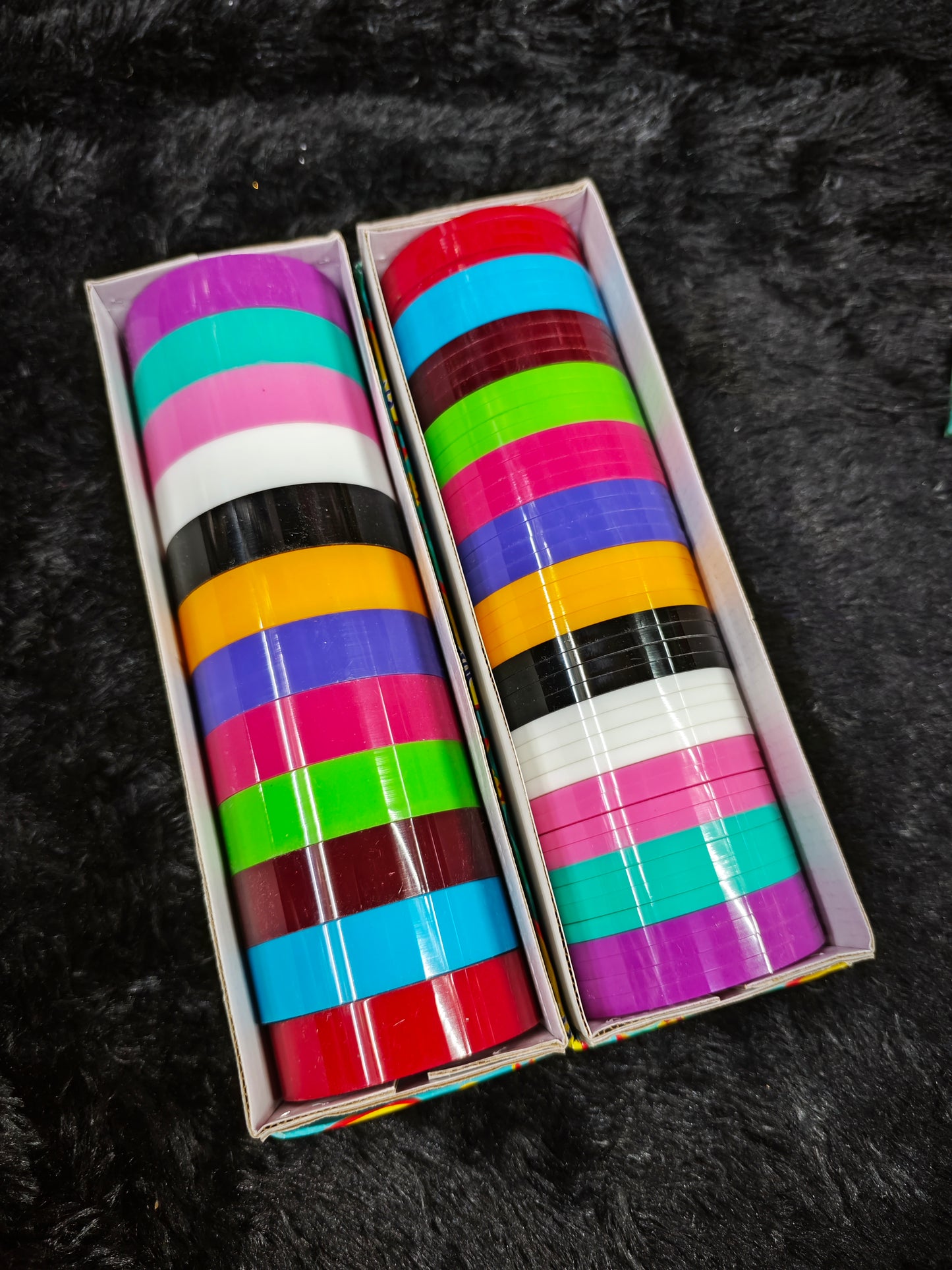 Flat plastic bangles base for silk tread bangles 1cut/4cut combo