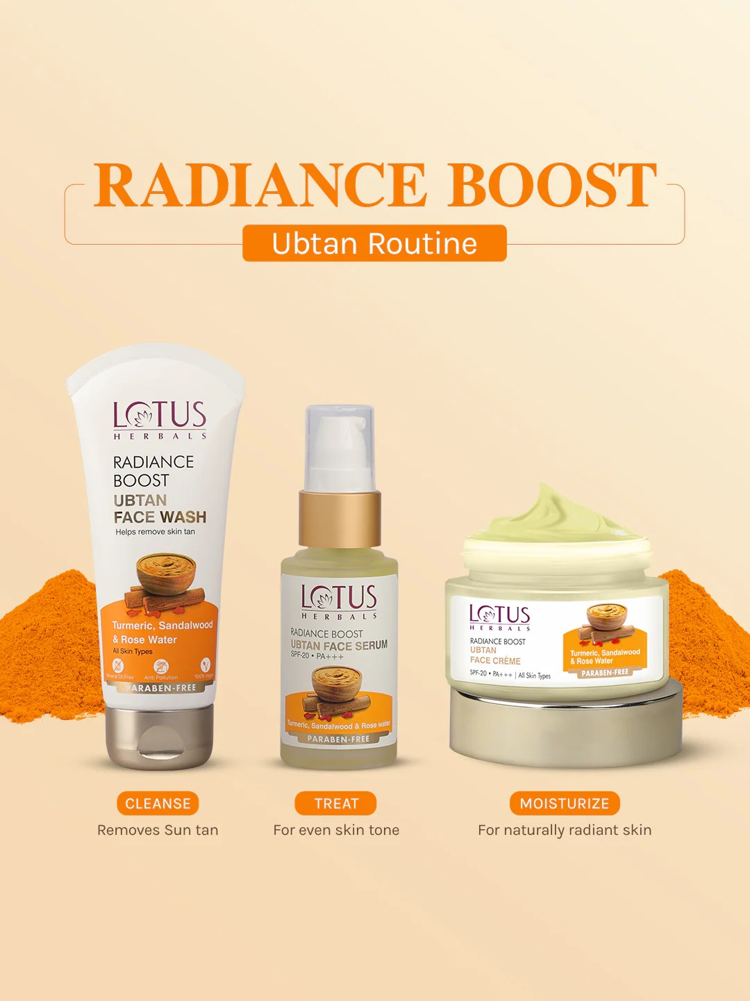 Lotus Herbals Radiance Boost Ubtan Face Mask