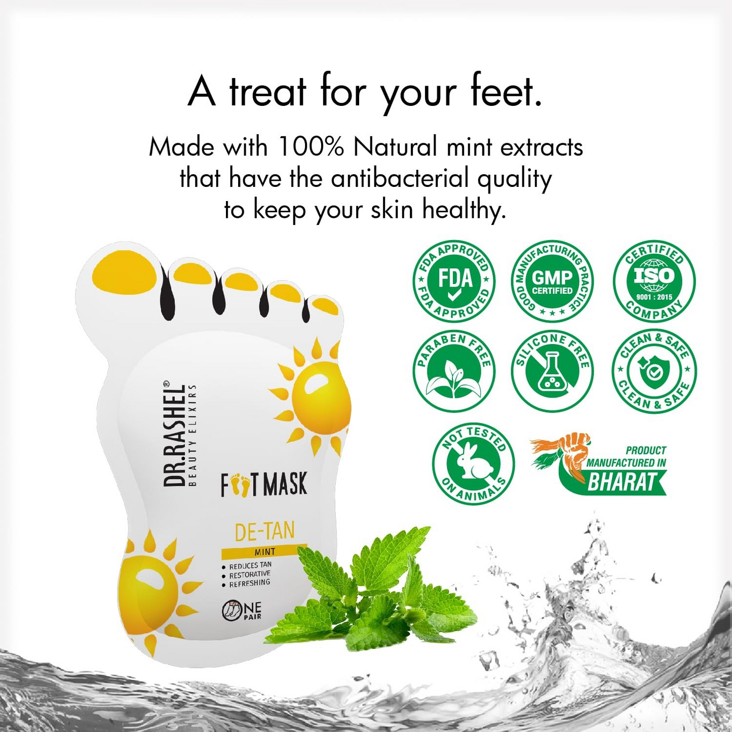DR RASHEL FOOT MASK DE TAN