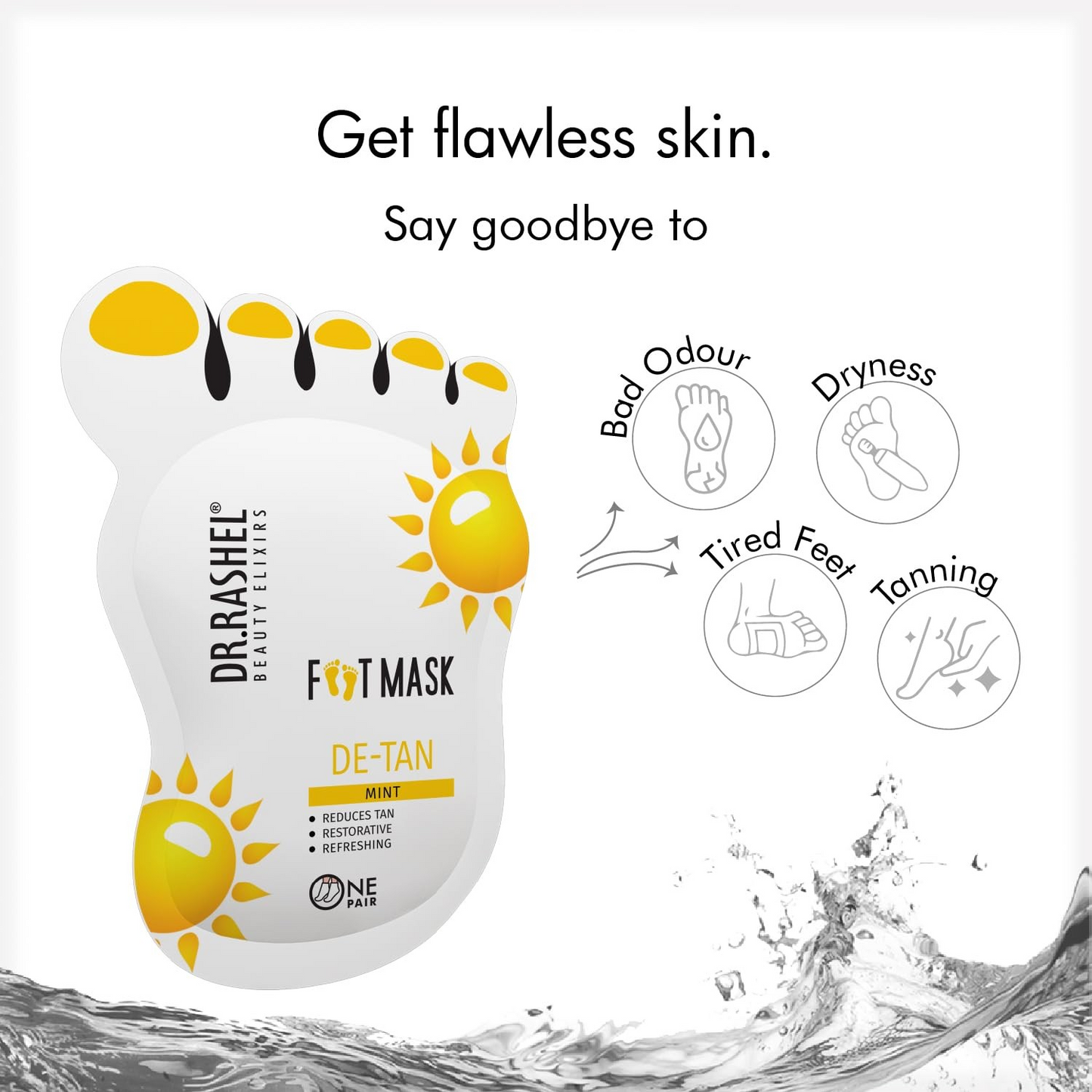 DR RASHEL FOOT MASK DE TAN
