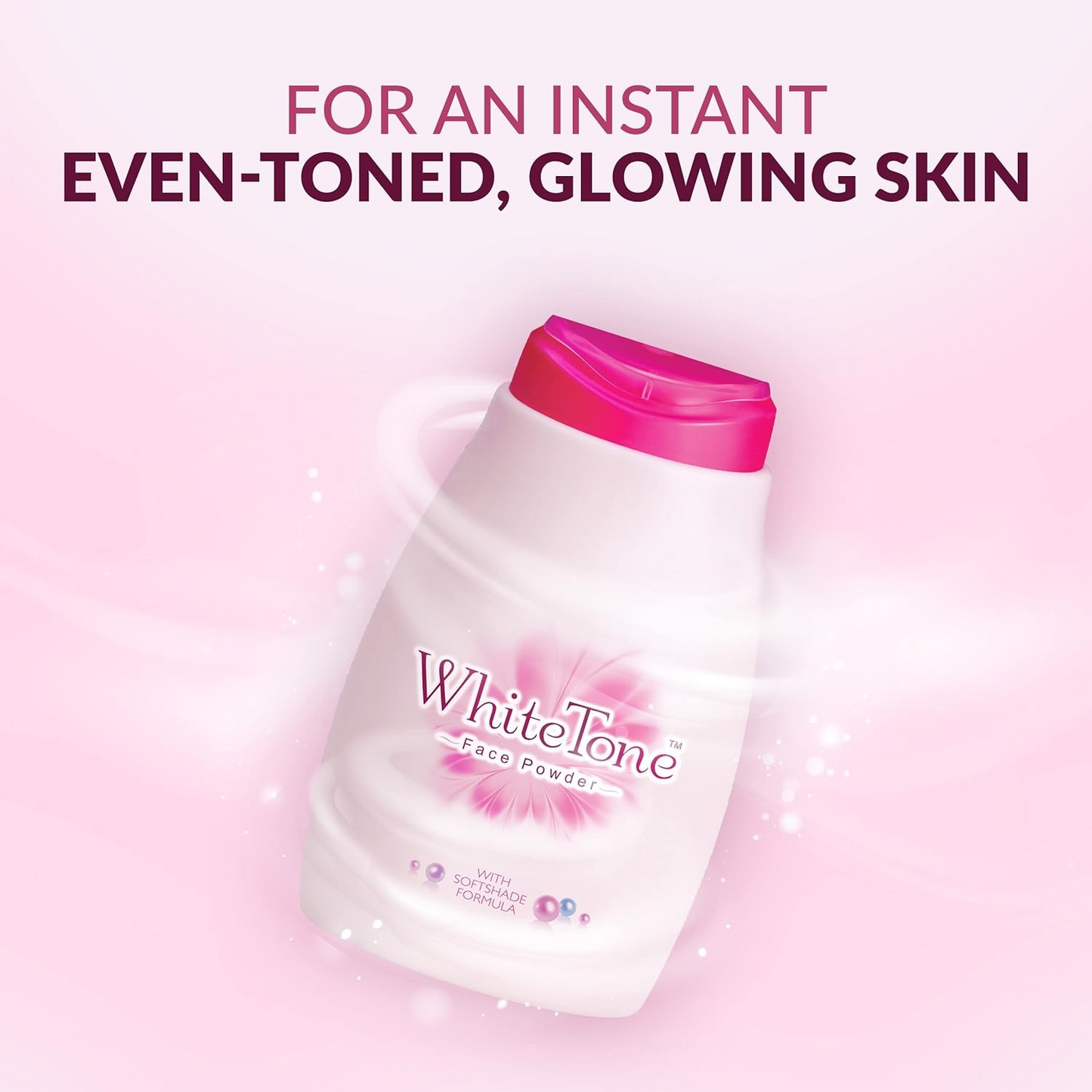 White Tone Face Powder For All Skin Types For, Get Oil-Free, Even-Toned Skin Instantly