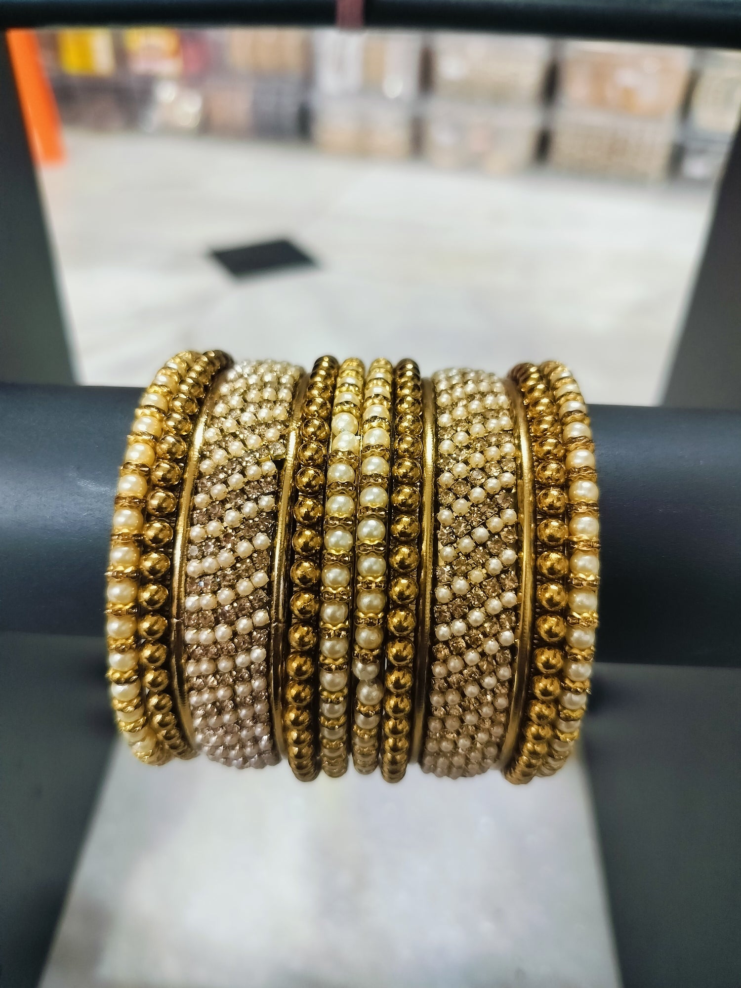 OXIDISED METAL BANGLES