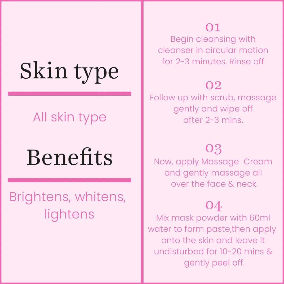 O3+ Brightening Facial Kit with Peel Off Power Mask (45gm)