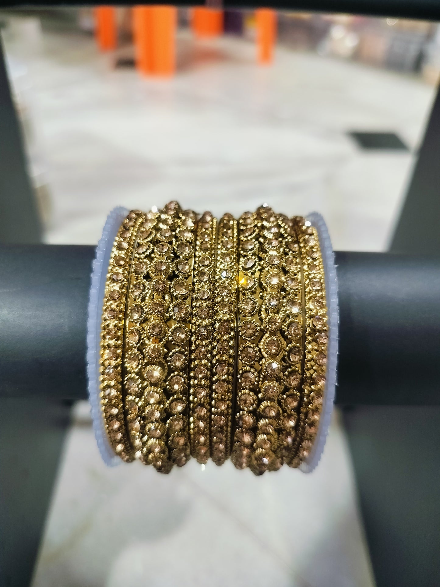 ANTIKE LOOK OXIDISED SET BANGLES