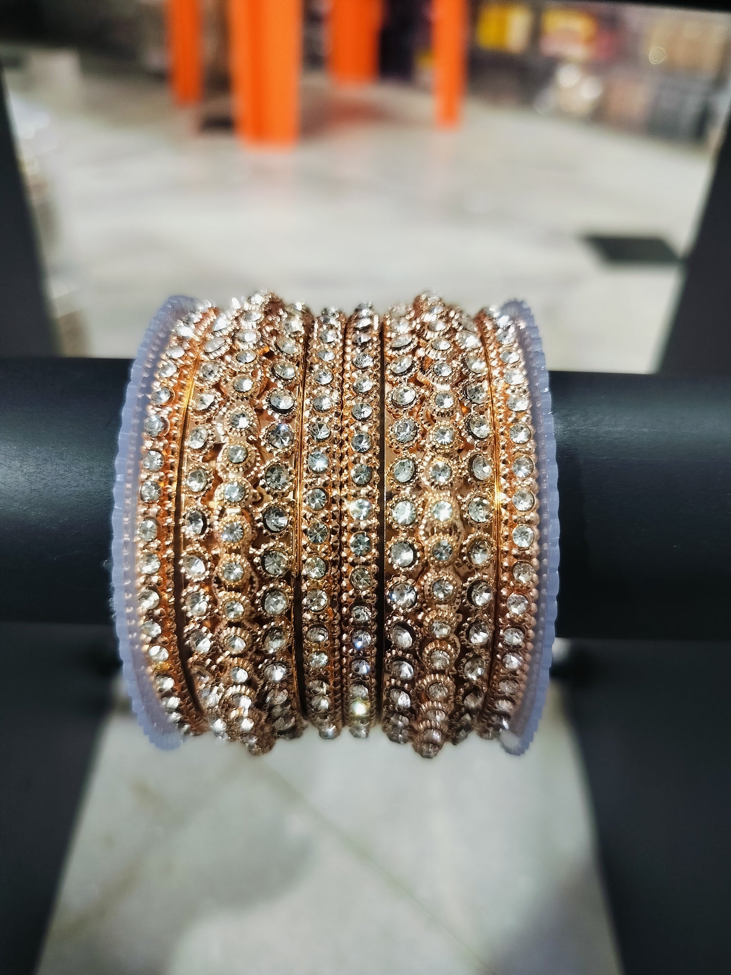 ANTIKE LOOK OXIDISED SET BANGLES