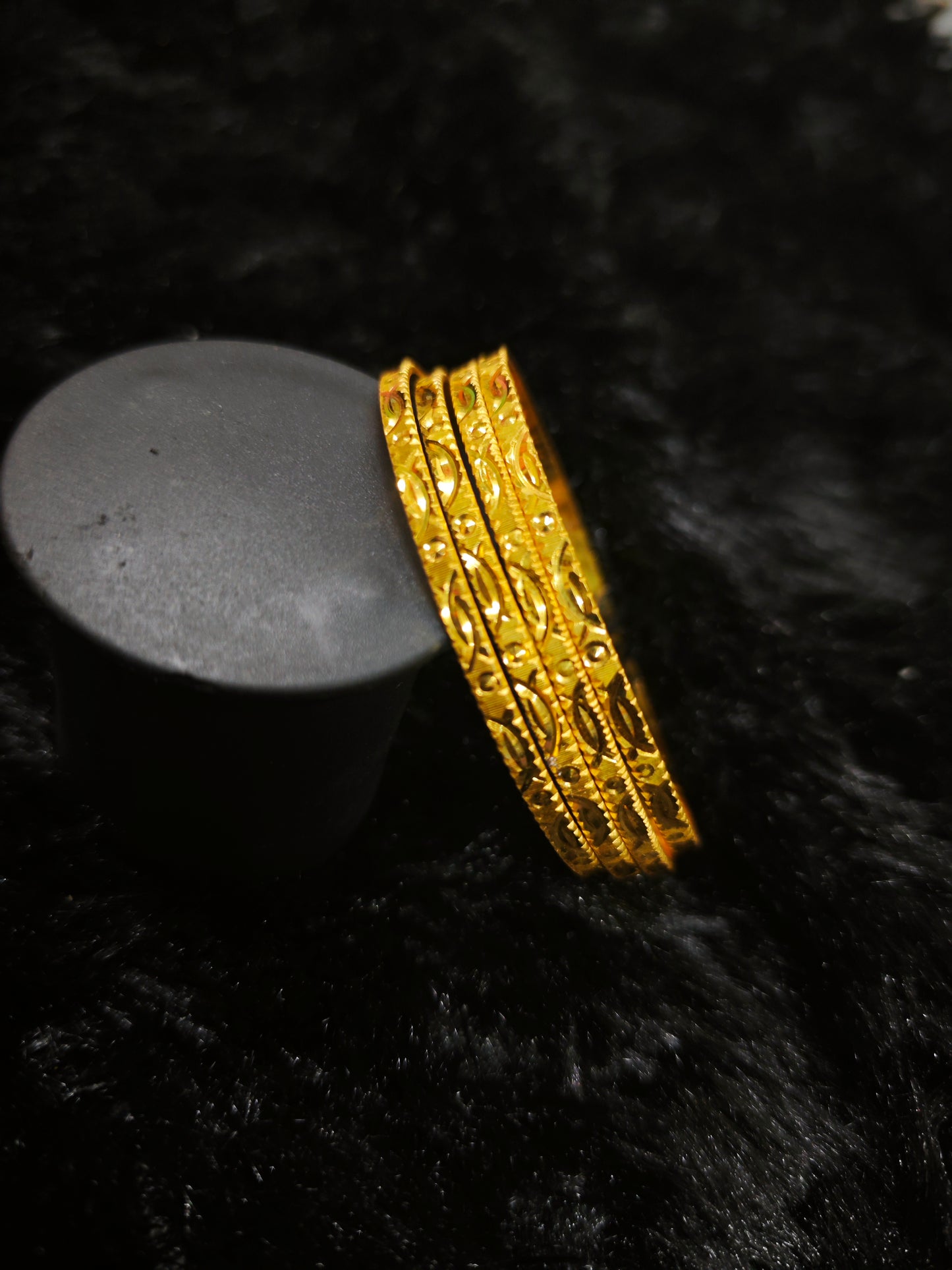 gold covering bangles 601