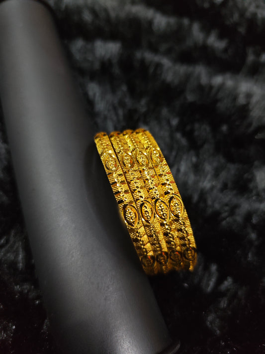 gold covering bangles 585
