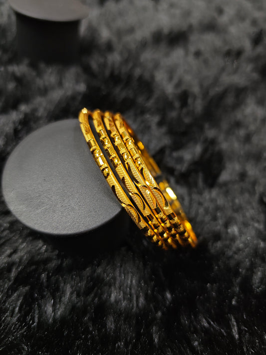 gold covering bangles 401