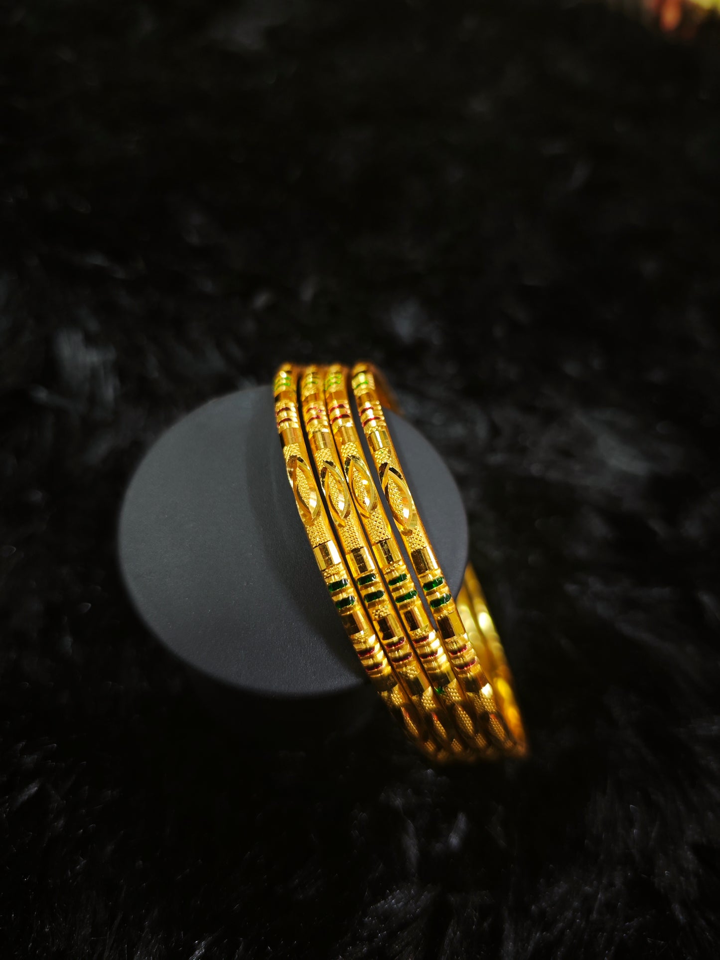 gold covering bangles 501