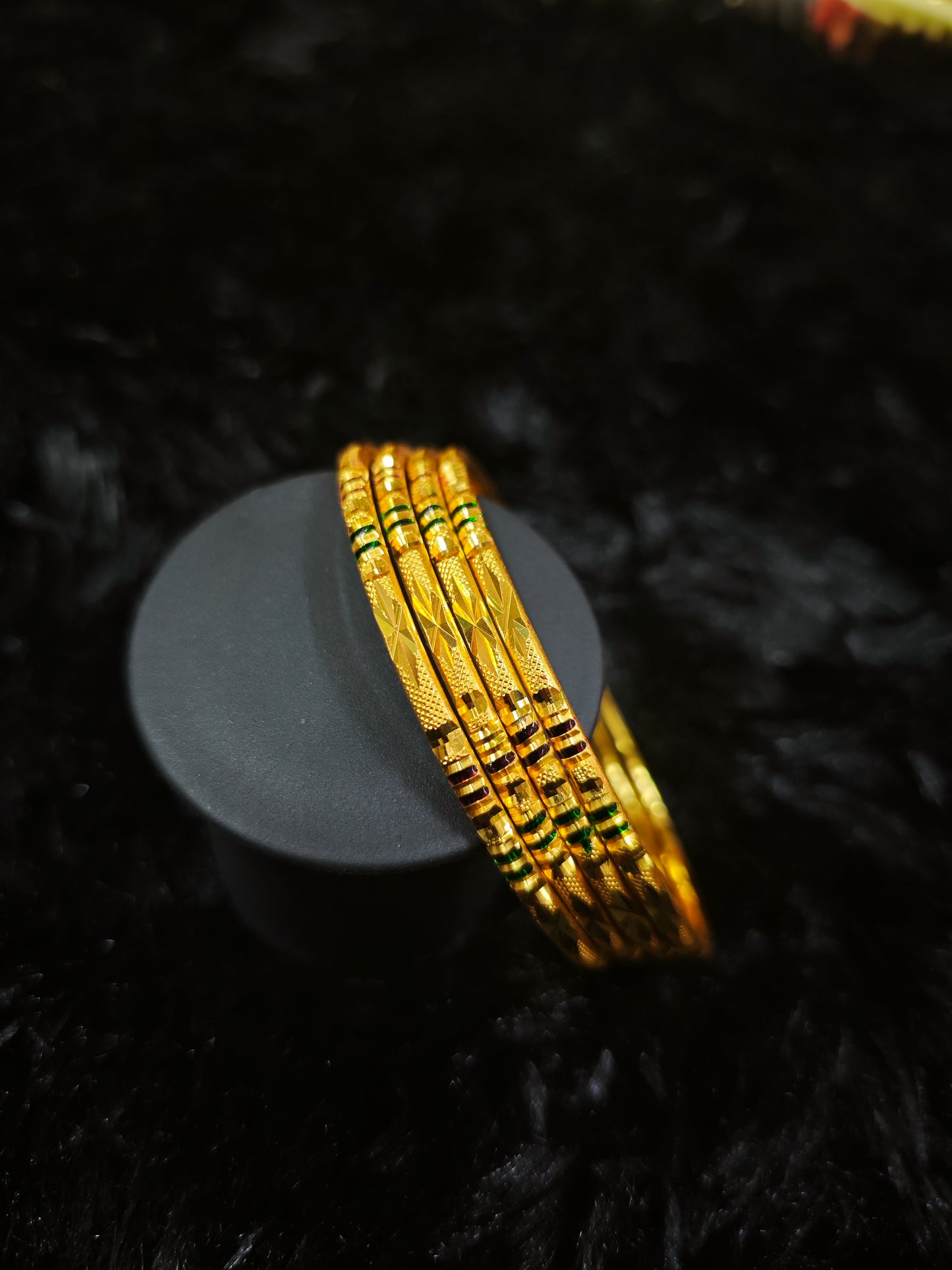 gold covering bangles 501