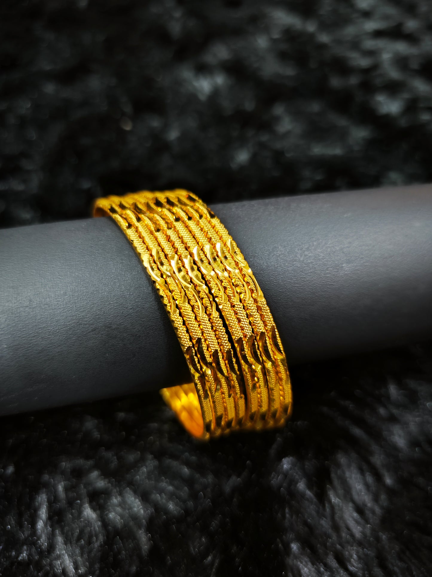 gold covering bangles 855