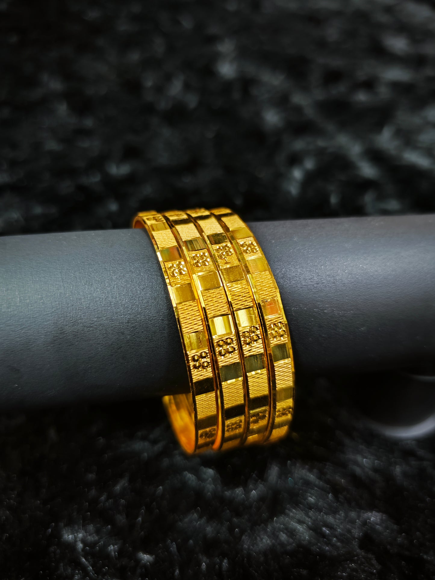 gold covering bangles 7400