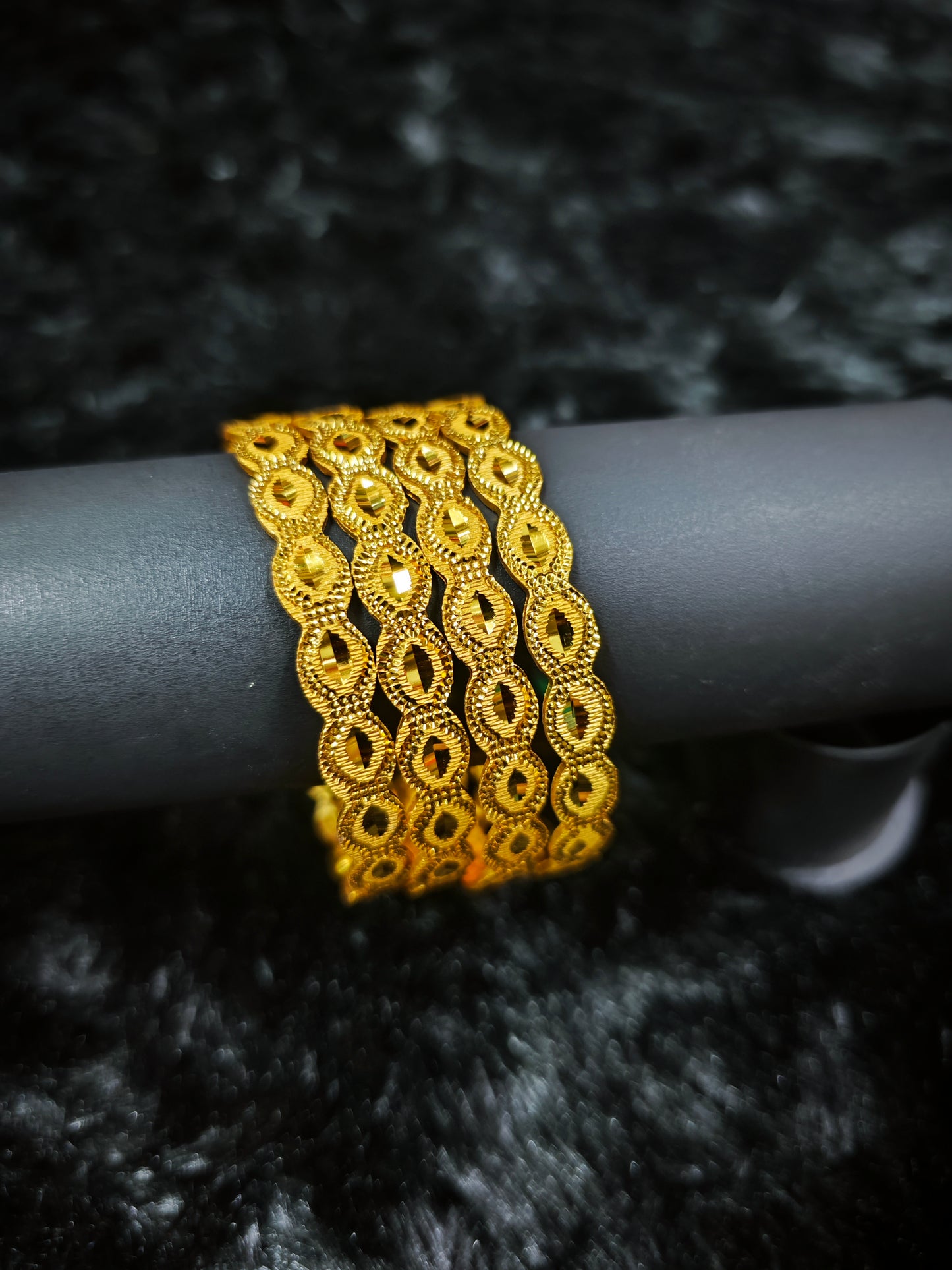 gold covering bangles 108