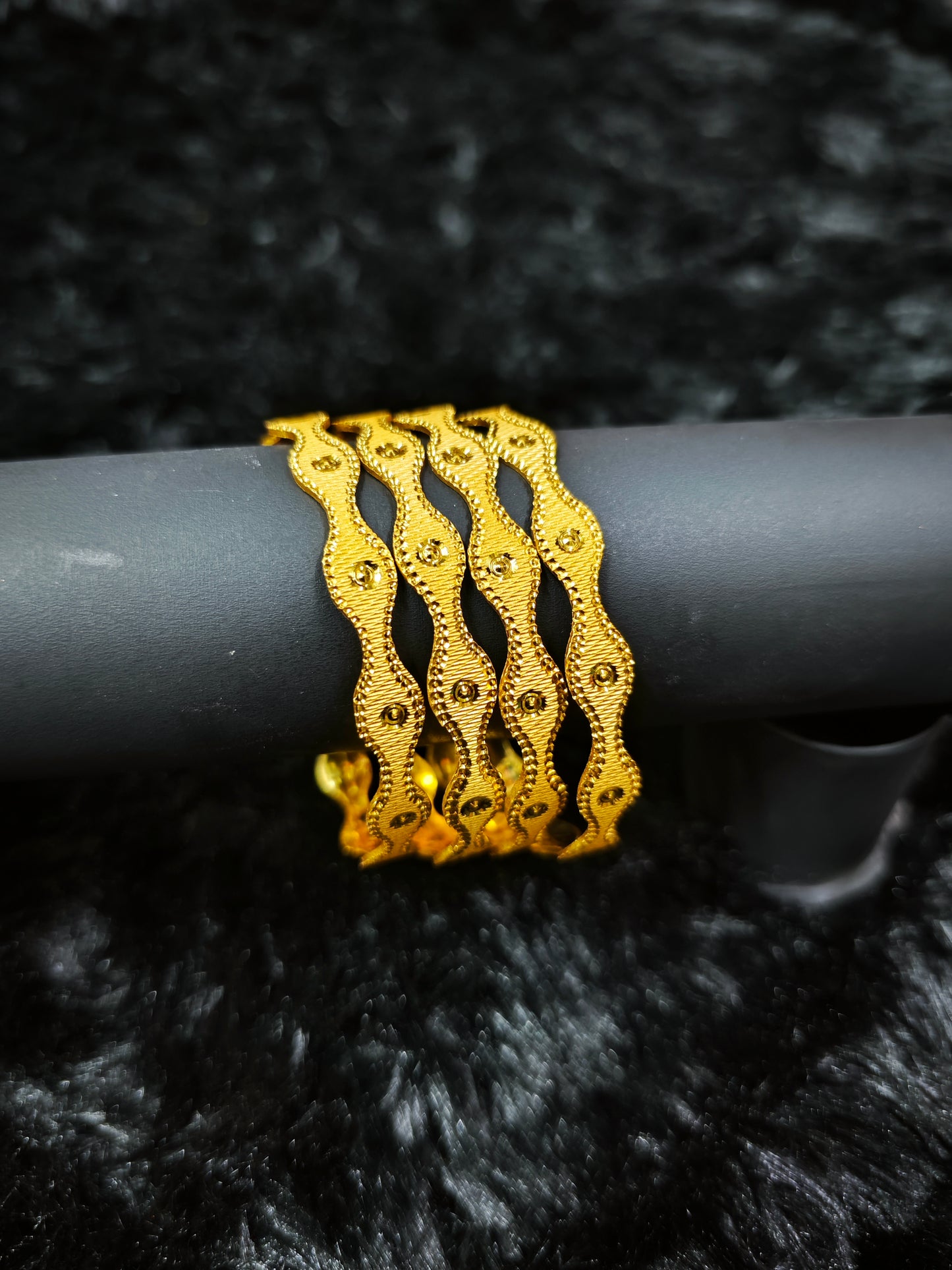 gold covering bangles 108