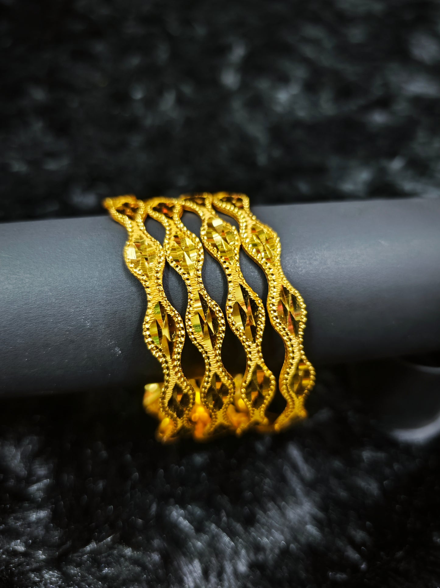 gold covering bangles 108