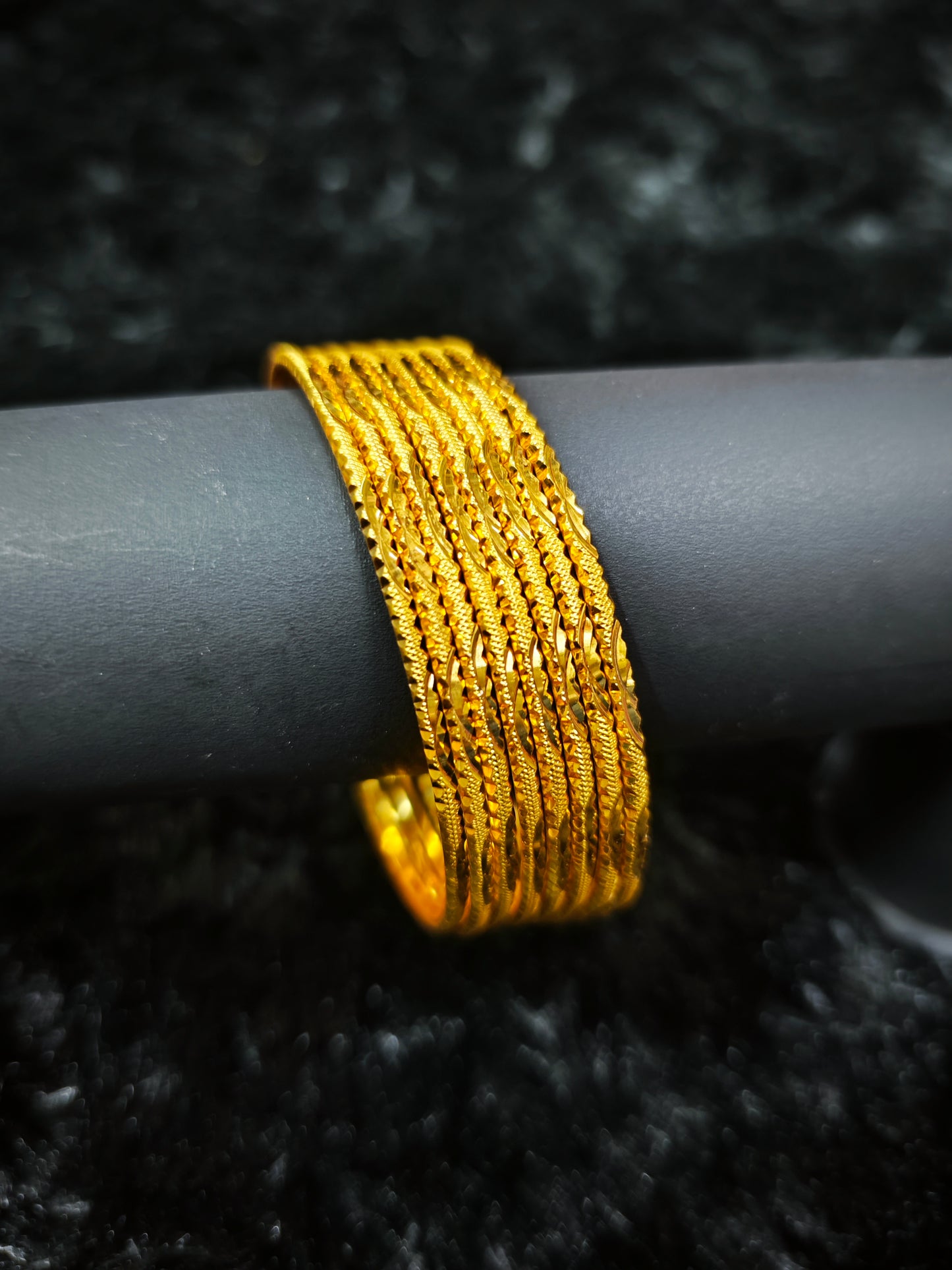 gold covering bangles 855