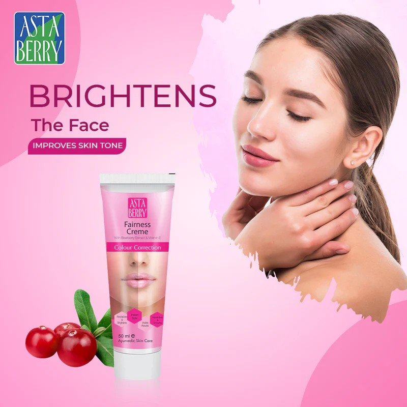 Astaberry Fairness Cream, White 50G