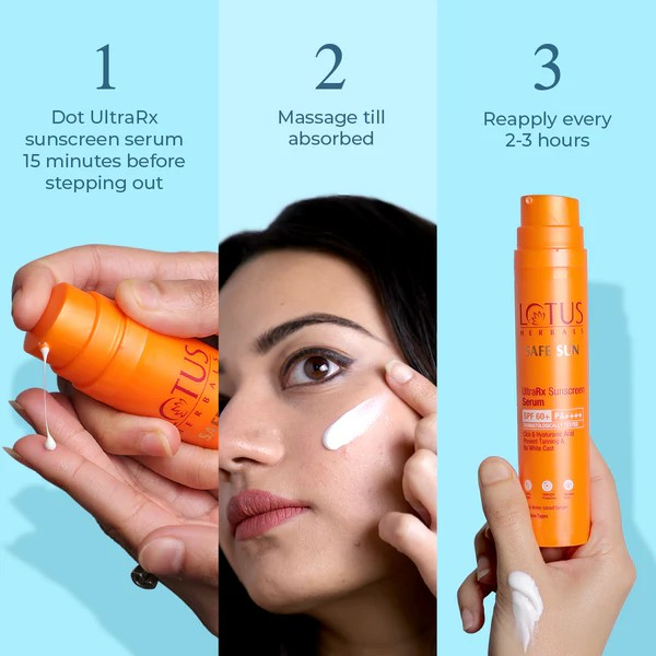Lotus Safesun UltraRX Sunscreen Serum SPF 60 PA++++ 50ml