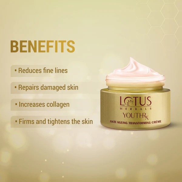Lotus Herbals YouthRx Anti Ageing Transforming Cream SPF 25 | PA+++