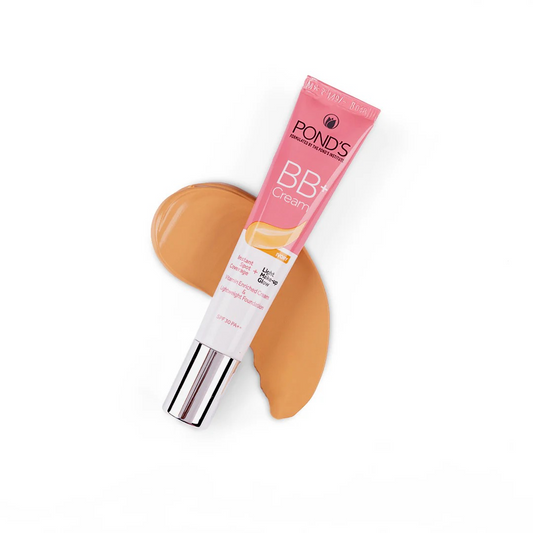 POND'S Bb+ Cream For All Skin Types,Ivory Lightweight Natural Foundation For Even Skin Tone,With Vitamin Enriched Cream&Light Foundation,Spf 30 Pa++,Instant Spot Coverage