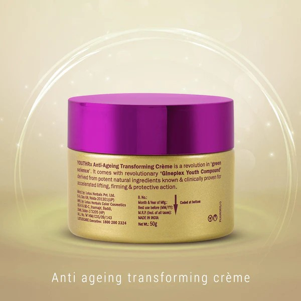 Lotus Herbals YouthRx Anti Ageing Transforming Cream SPF 25 | PA+++