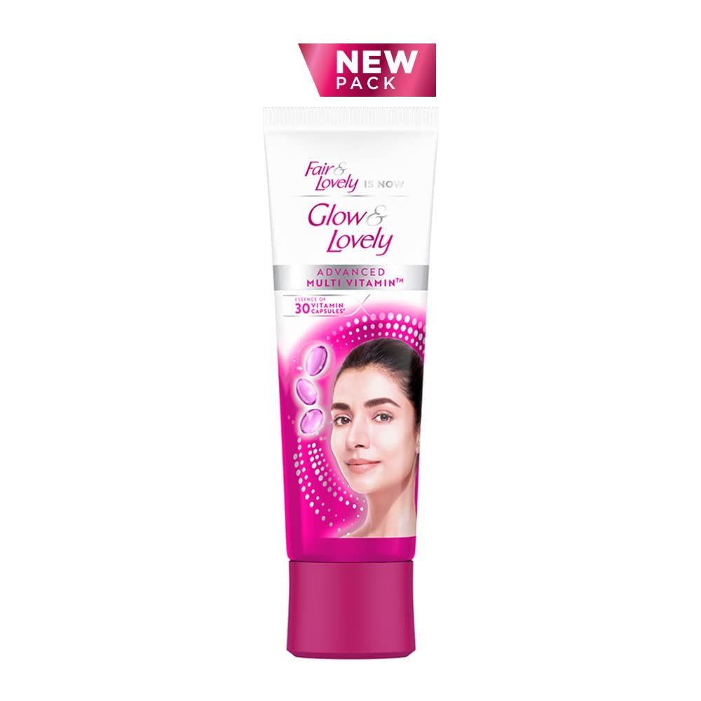 Glow & Lovely Advanced Multivitamin, Brightening Face Moisturizer Cream For Glowing Skin, With Vitamin E, C & Niacinamide, Spf 15, Dermatologically Tested