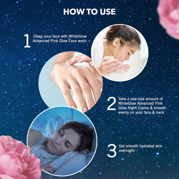 Lotus Herbals WhiteGlow Advanced Pink Glow Brightening Night Cream